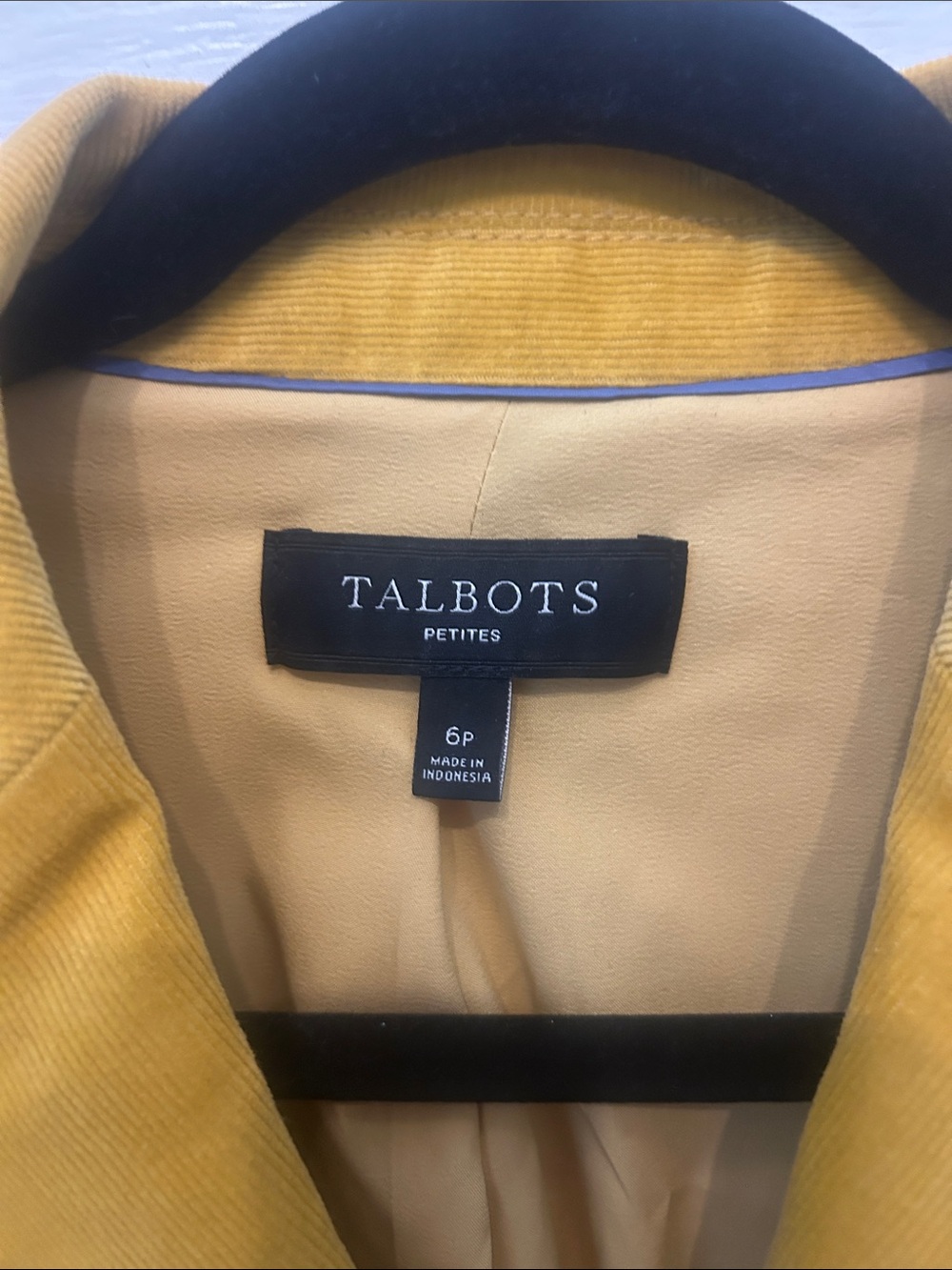 Talbots petites micro-corduroy blazer EUC - Picture 2 of 11